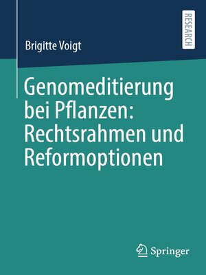 cover image of Genomeditierung bei Pflanzen